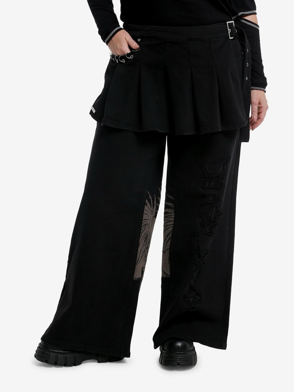 Death Note Ryuk Skirt Denim Pants - Size M